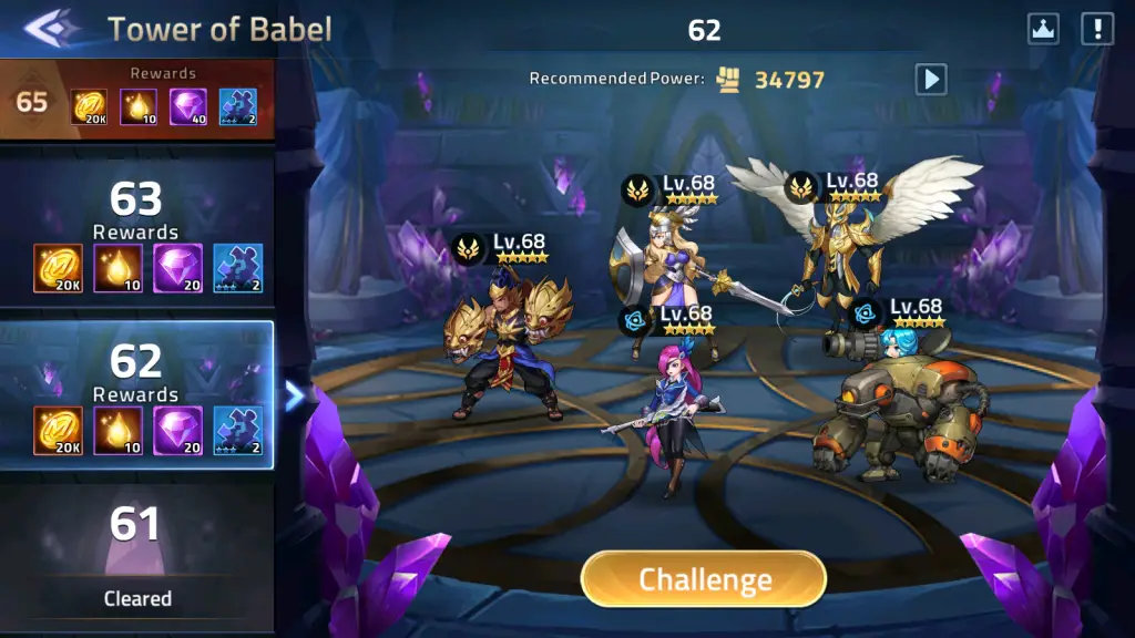 Tower of Babel in Mobile Legends Adventure